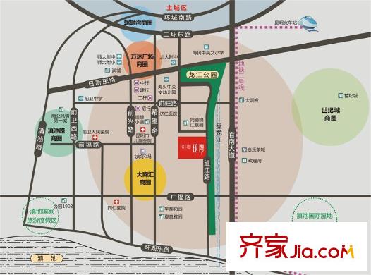 興港瓏灣區(qū)位圖