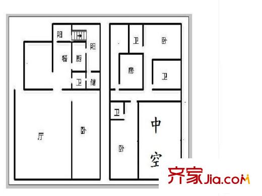 德瀛華府 0室 戶型圖