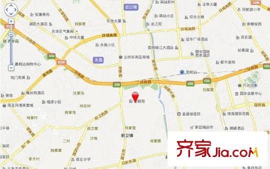 馬灑營小區(qū)交通圖
