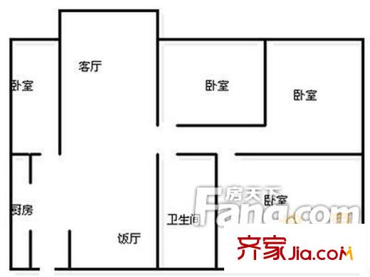 馬灑營小區(qū)戶型圖戶型圖三室 3室2廳1衛(wèi)1廚