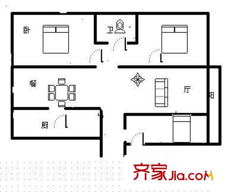 綠色家園 0室 戶(hù)型圖