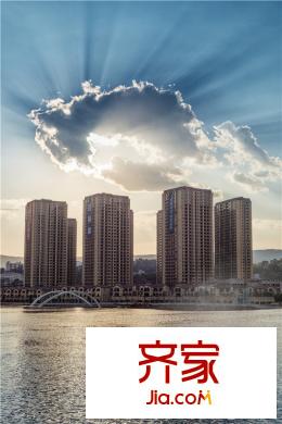 融城?昆明湖項目樓座遠景實景圖（2015-09-10）