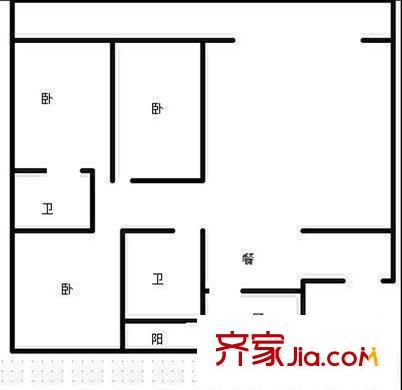 銀海森林 4室 戶(hù)型圖