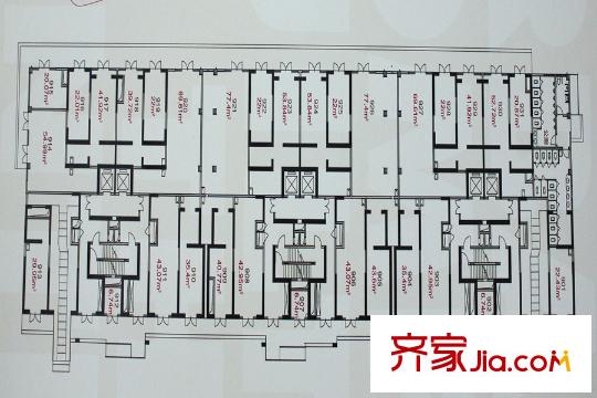 鑫都韻城9號(hào)樓底商平面圖 1室