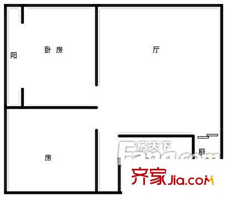 馬灑營小區(qū)戶型圖戶型圖 兩室 2室2廳1衛(wèi)1廚