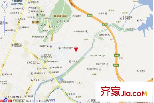 融城?昆明湖交通圖