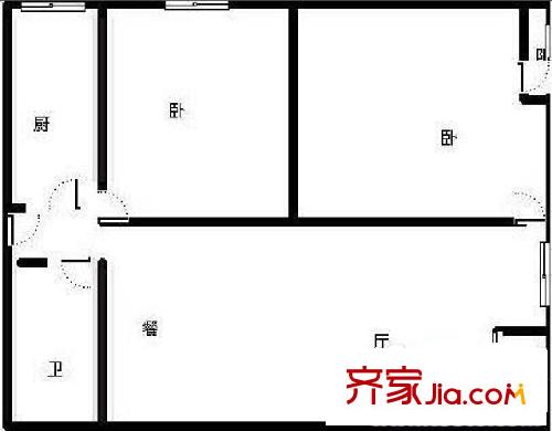 卓越soho俊園 戶型圖