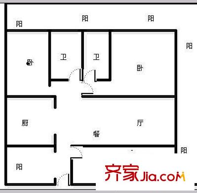 金楓苑 4室 戶(hù)型圖