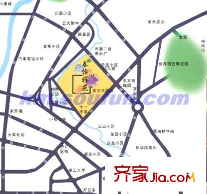 春怡雅苑交通圖