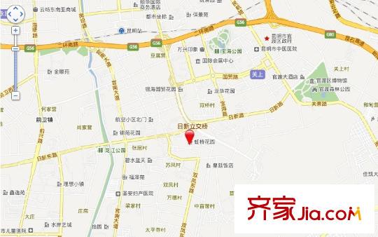 虹橋花園交通圖