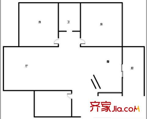 金安小區(qū) 3室 戶型圖