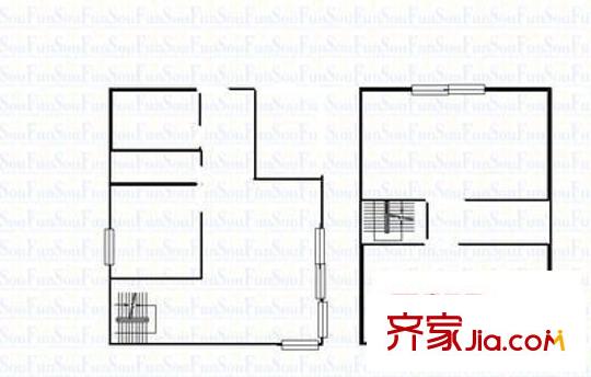 尚都國際 3室 戶型圖