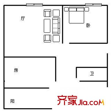 金星園丁小區(qū)戶型圖金星園丁一期 2室 戶型圖 2室2廳1衛(wèi)1廚