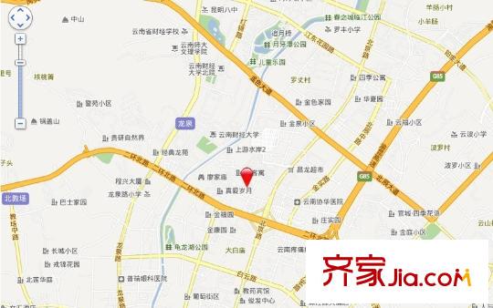 金星園丁小區(qū)交通圖