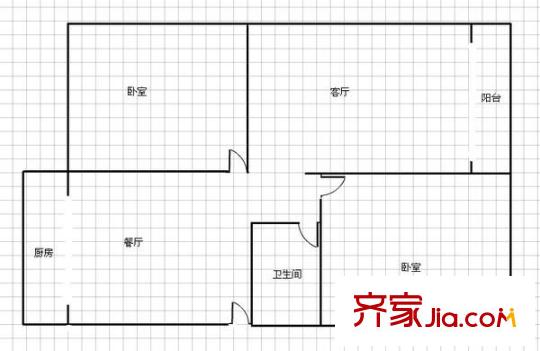 金星園丁小區(qū)戶型圖金星園丁一期 2室 戶型圖 2室2廳1衛(wèi)1廚