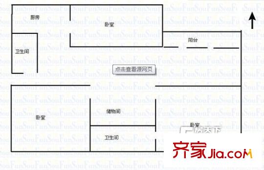 金福園戶型圖戶型圖1 3室2廳1衛(wèi)1廚