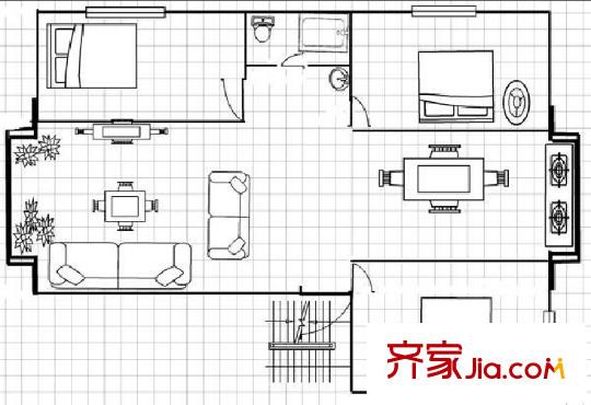 江東花園 戶型圖