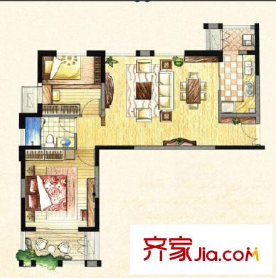 卓越soho俊園 戶型圖