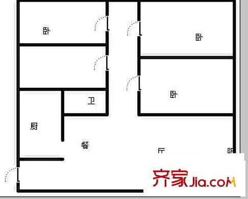 春怡雅苑 4室 戶型圖