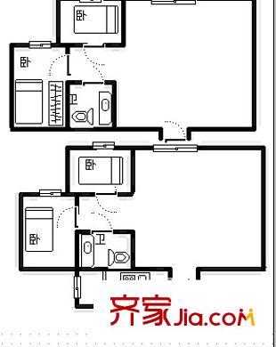 春怡雅苑 4室 戶型圖