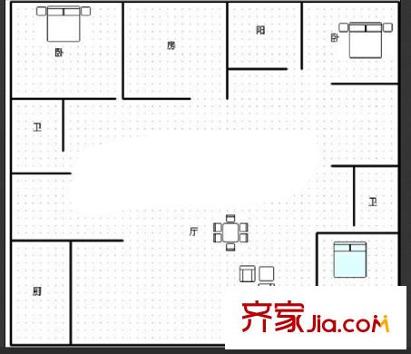 仿江南水鄉(xiāng) 戶型圖