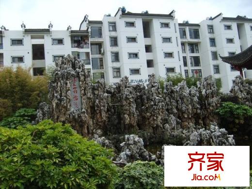 仿江南水鄉(xiāng)外景圖 