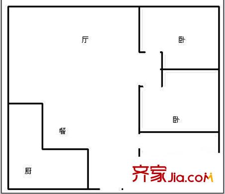 楓藍(lán)國際 3室 戶型圖
