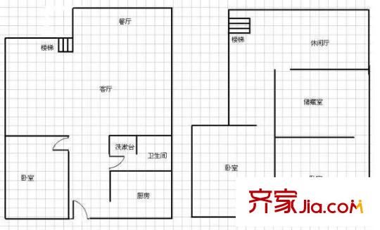 尚都國際 3室 戶型圖