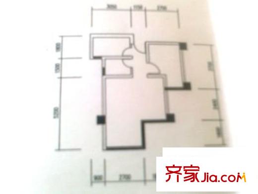 尚都國際 2室 戶型圖