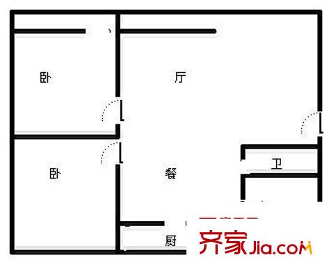 金沙小區(qū) 3室 戶(hù)型圖
