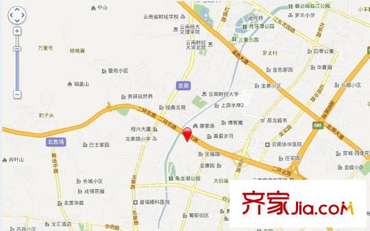 實(shí)力北岸交通圖