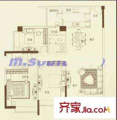 實(shí)力北岸 戶型圖
