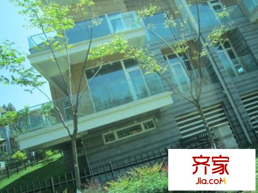 世博生態(tài)城別墅外景圖 