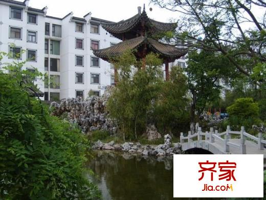 仿江南水鄉(xiāng)外景圖 