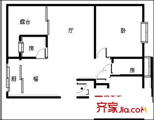 仿江南水鄉(xiāng) 3室 戶型圖
