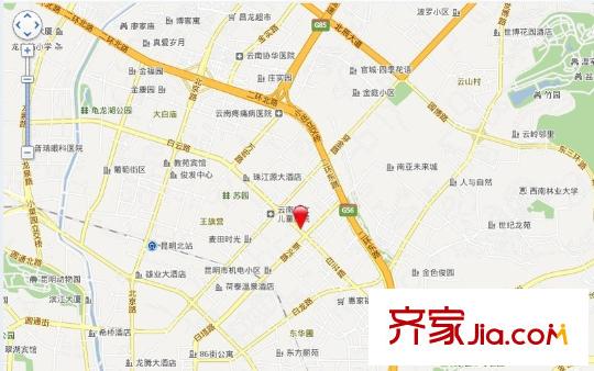 楓藍國際交通圖