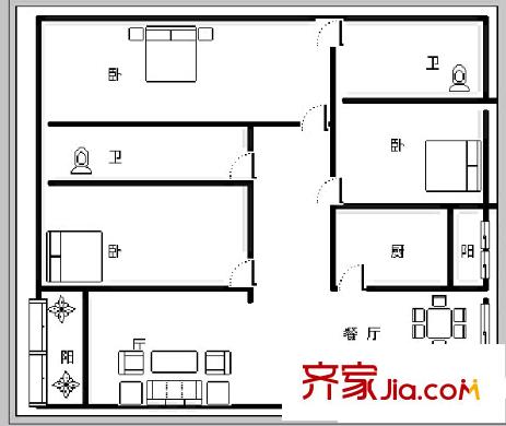 實(shí)力北岸 戶型圖