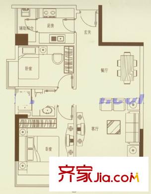 實(shí)力北岸 戶型圖