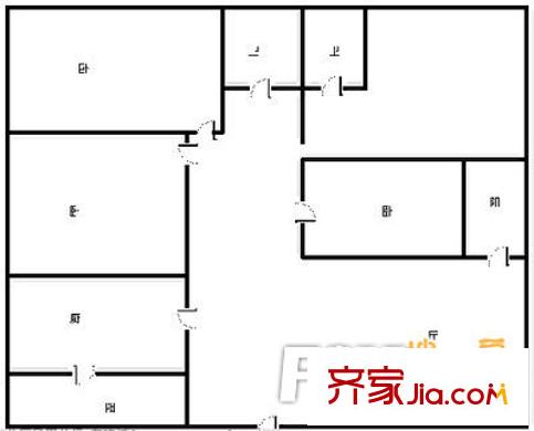 江東四季園戶型圖戶型圖 4室 4室2廳1衛(wèi)1廚
