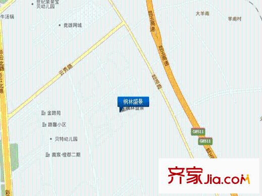 楓林盛景交通圖