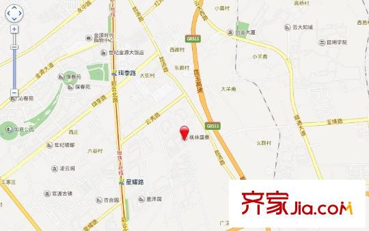 楓林盛景交通圖