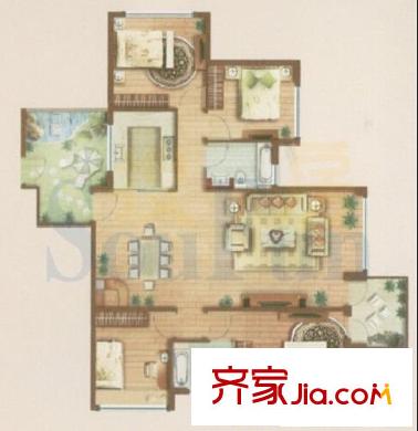  楓林盛景 戶型圖
