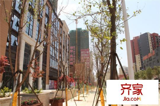 領(lǐng)秀?星辰園項目小區(qū)內(nèi)部（2015-04-09）