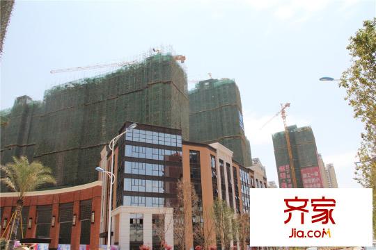 領(lǐng)秀?星辰園項目商業(yè)街遠景圖（2015-04-09）