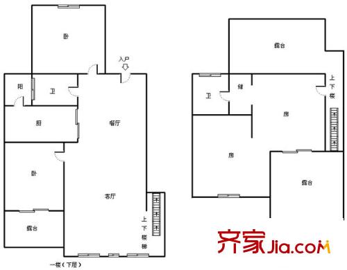 彼岸 4室 戶型圖
