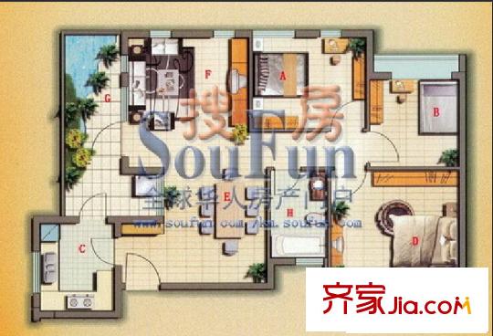  彼岸 戶型圖