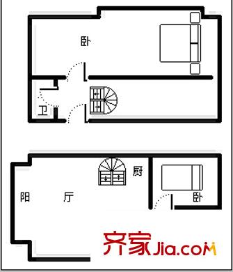百年明日城市 3室 戶型圖