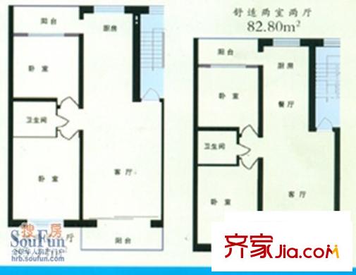 陽光嘉園 戶型圖