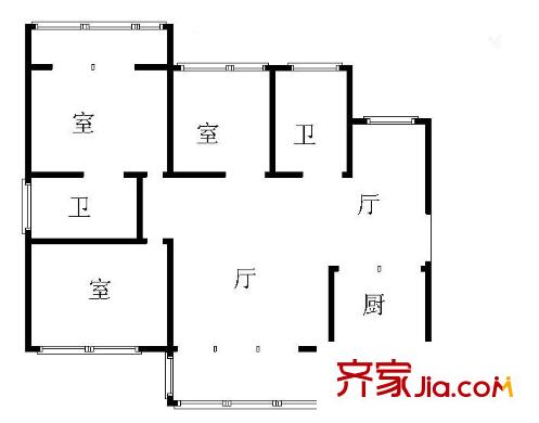 哈爾濱 鑫海之星 戶型圖