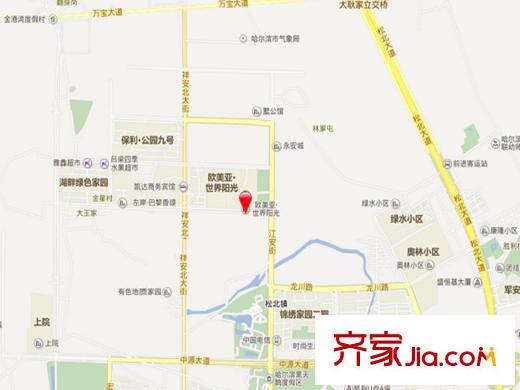 世界陽光國際社區(qū)交通圖
